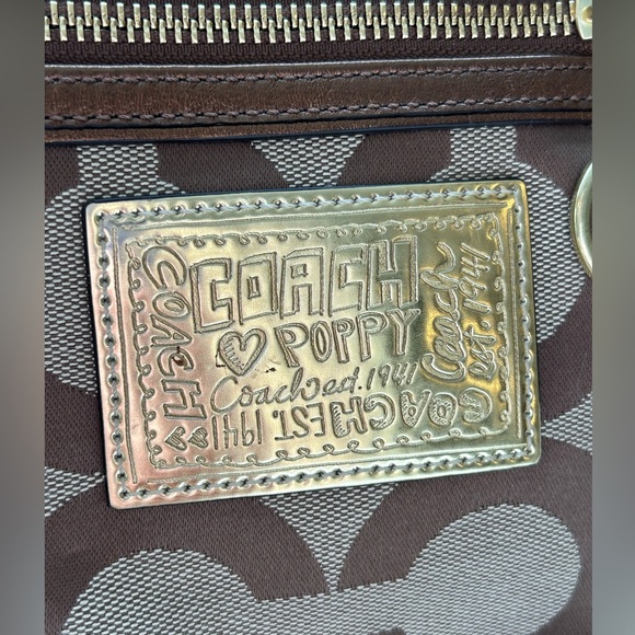 Coach Poppy Tote Handbag - Picture 5 of 13